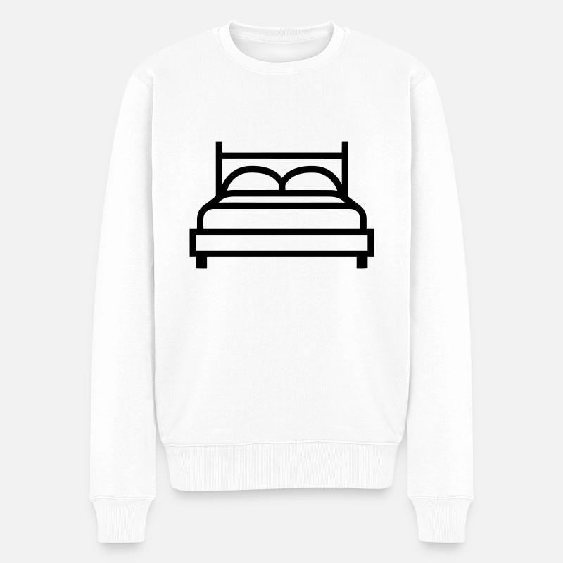 lit - Pull Premium bio Homme - blanc