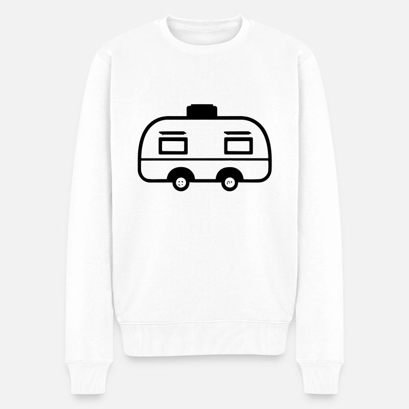 petite caravane - Pull Premium bio Homme - blanc