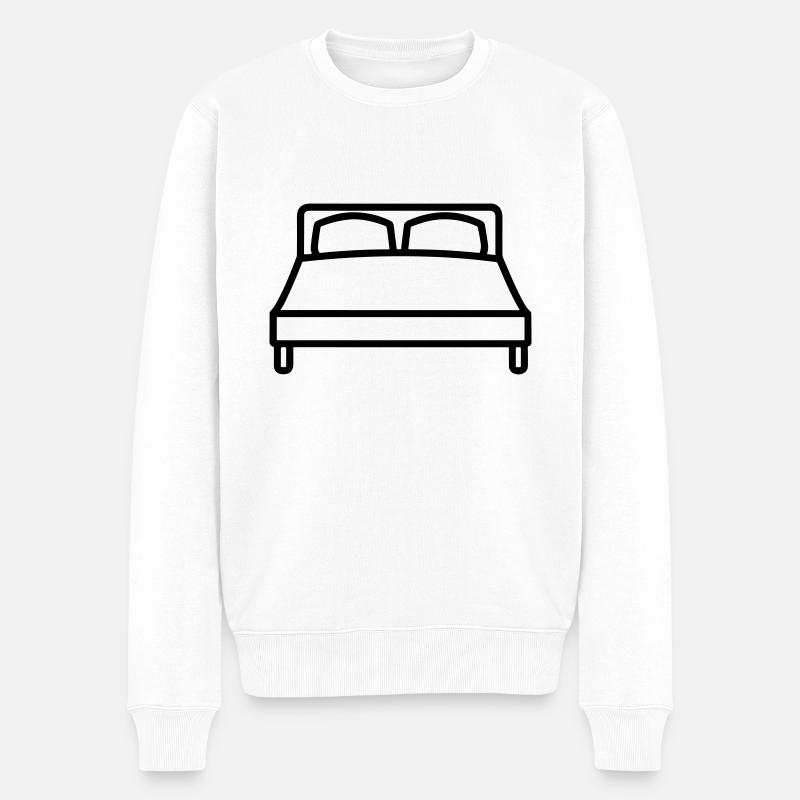 lit - Pull Premium bio Homme - blanc