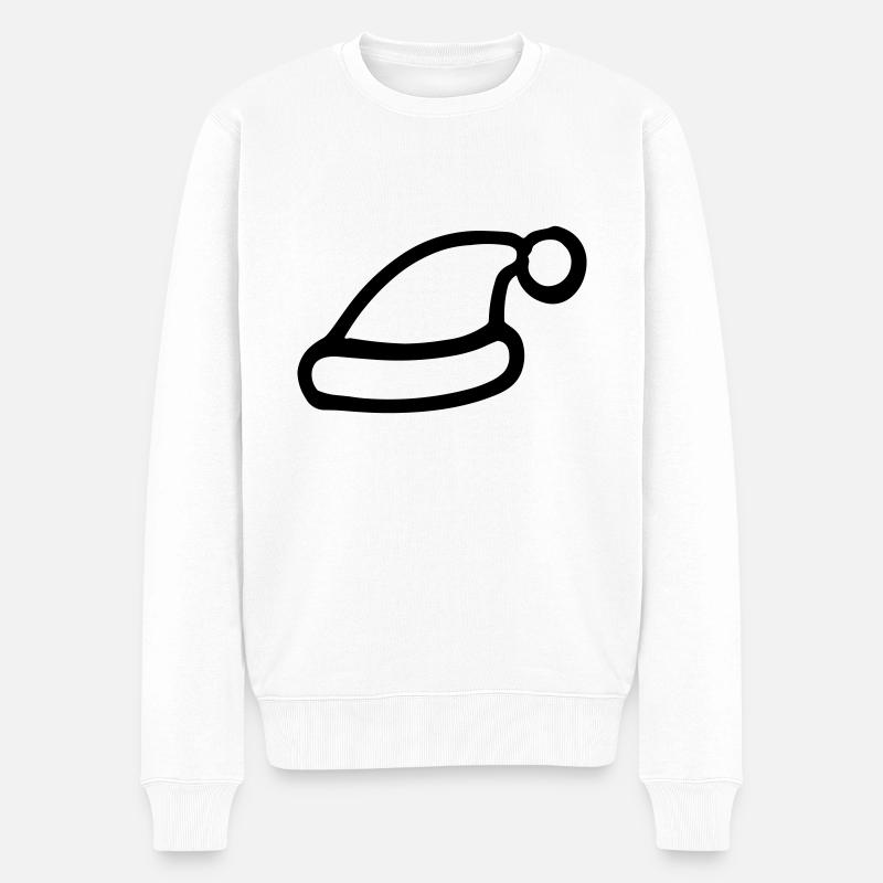 bonnet de noel - Pull Premium bio Homme - blanc