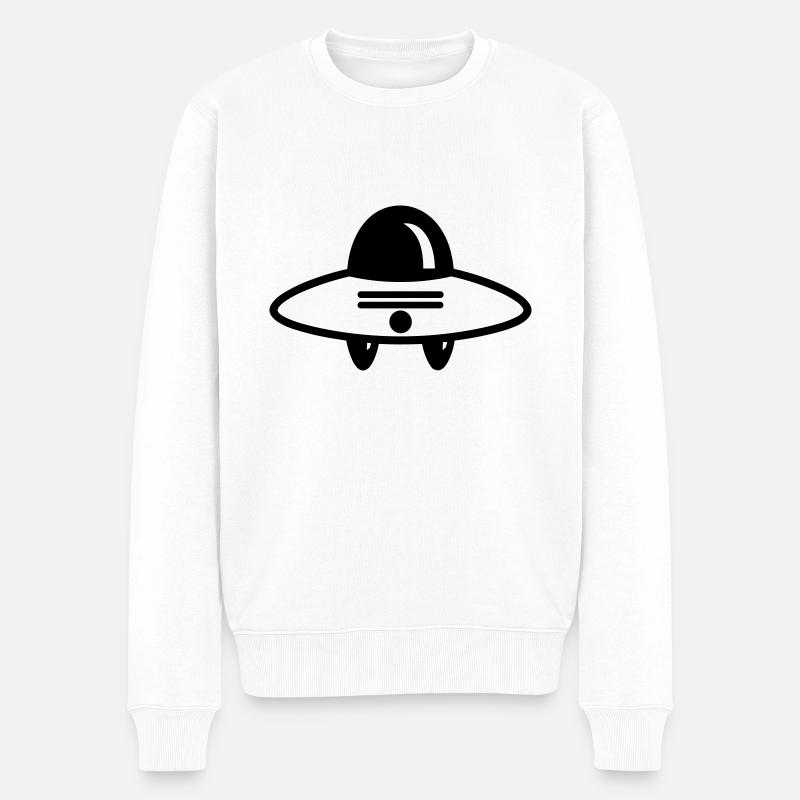 soucoupe volante - Pull Premium bio Homme - blanc