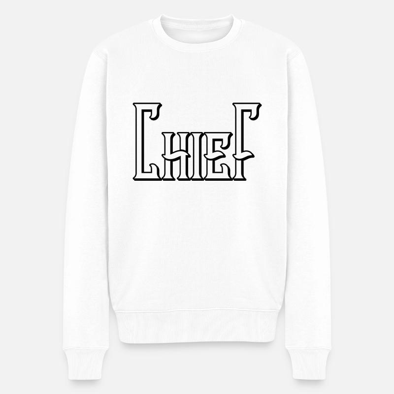 Chef - Pull Premium bio Homme - blanc