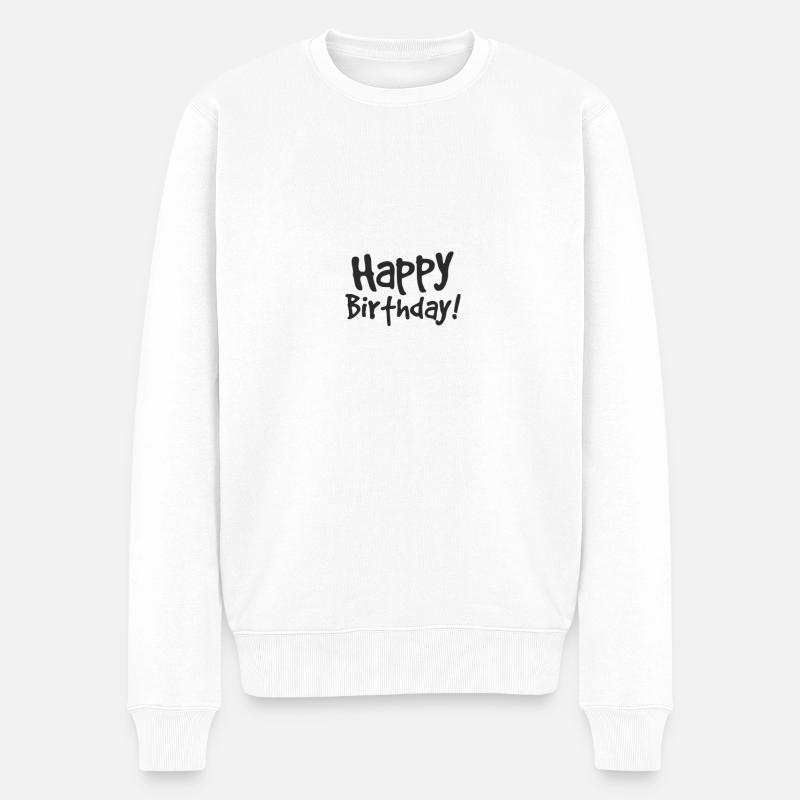 Félicitations - Pull Premium bio Homme - blanc