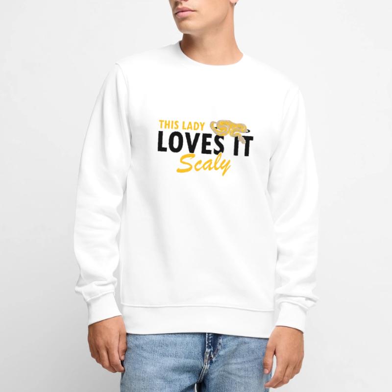 King python design for snake lovers Men's Premium Organic Jumper