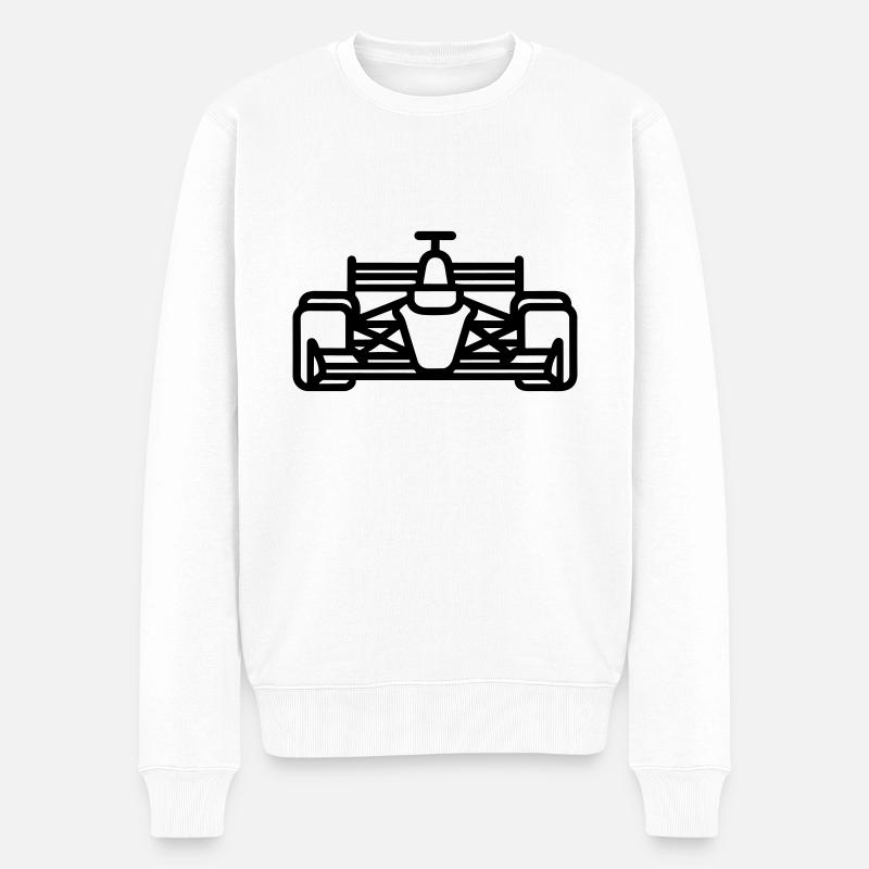 voiture de course - Pull Premium bio Homme - blanc