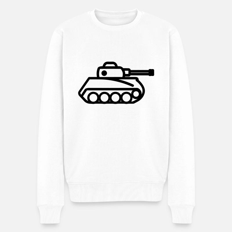 tank - Pull Premium bio Homme - blanc