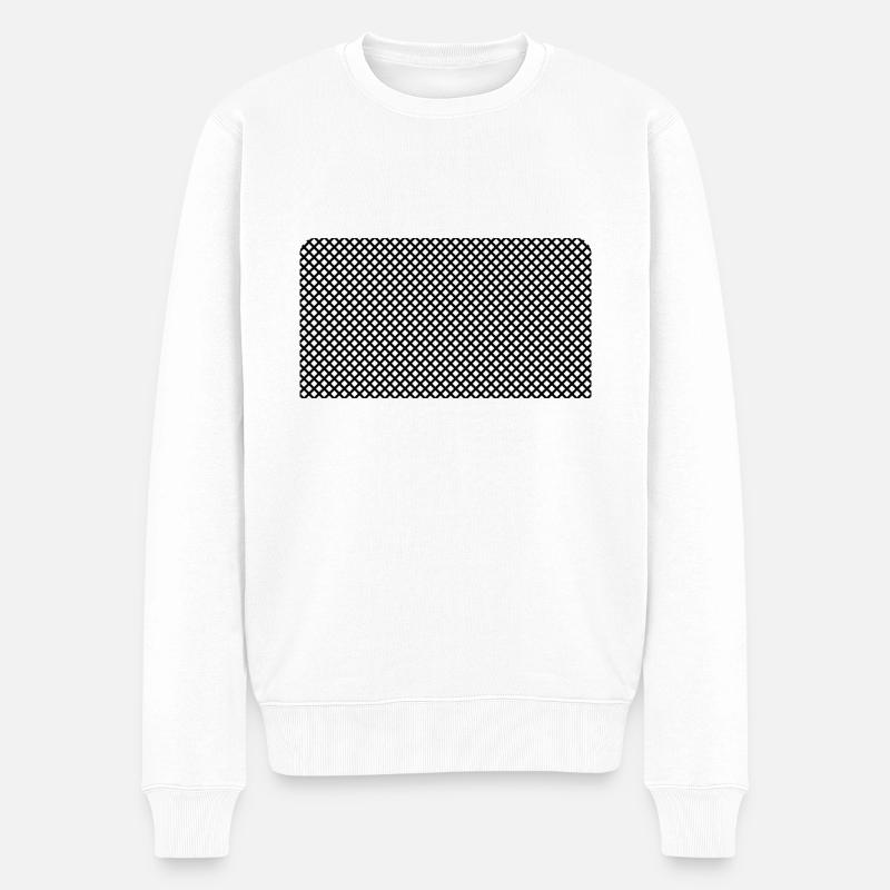 Grille - Pull Premium bio Homme - blanc