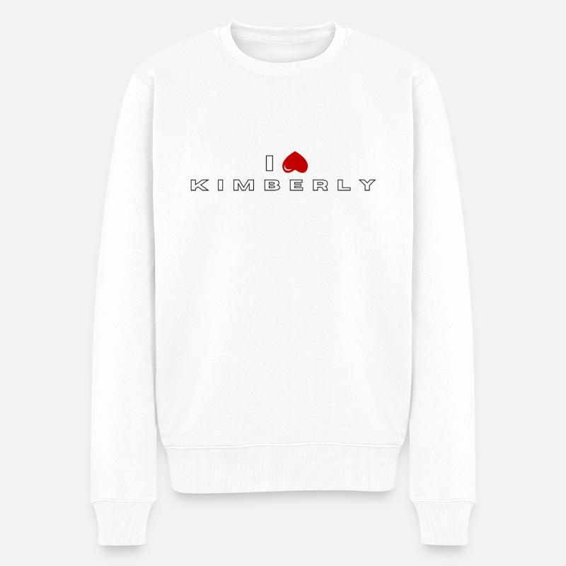 Je déteste Kimberly - Pull Premium bio Homme - blanc