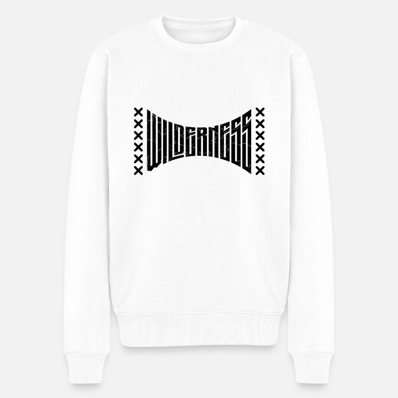 Désert - Pull Premium bio Homme - blanc