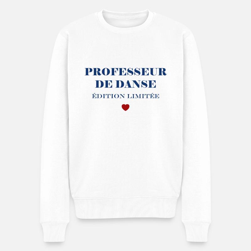 Professeur de danse - Pull Premium bio Homme - blanc