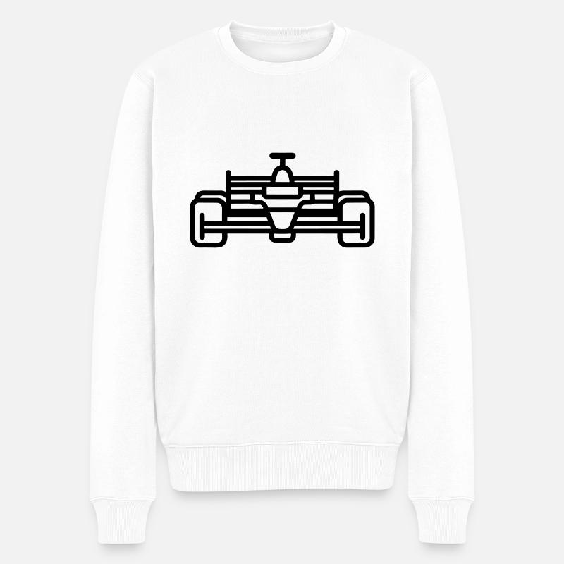 voiture de course - Pull Premium bio Homme - blanc