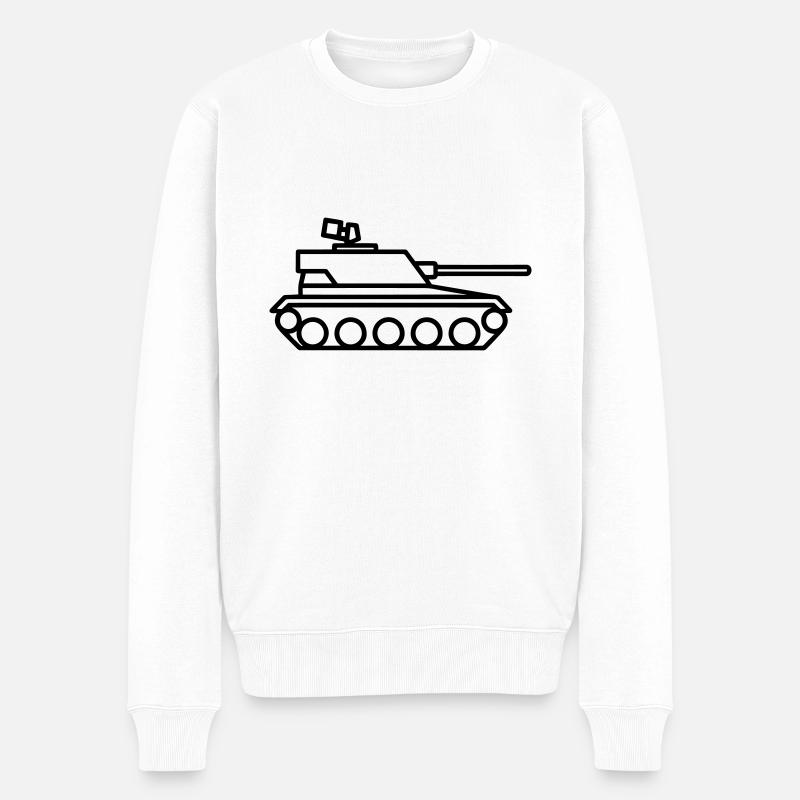 tank - Pull Premium bio Homme - blanc