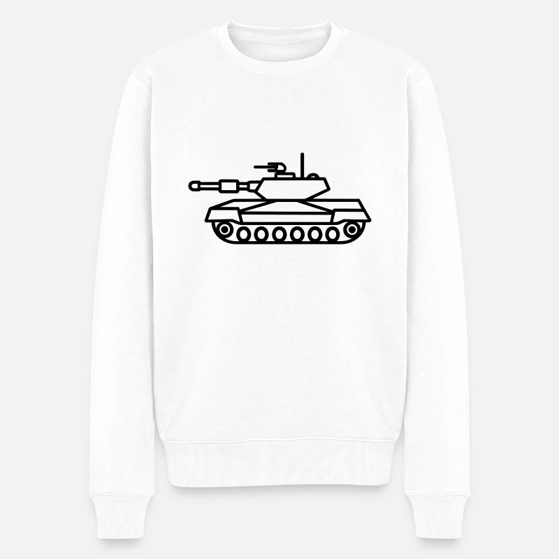 tank - Pull Premium bio Homme - blanc