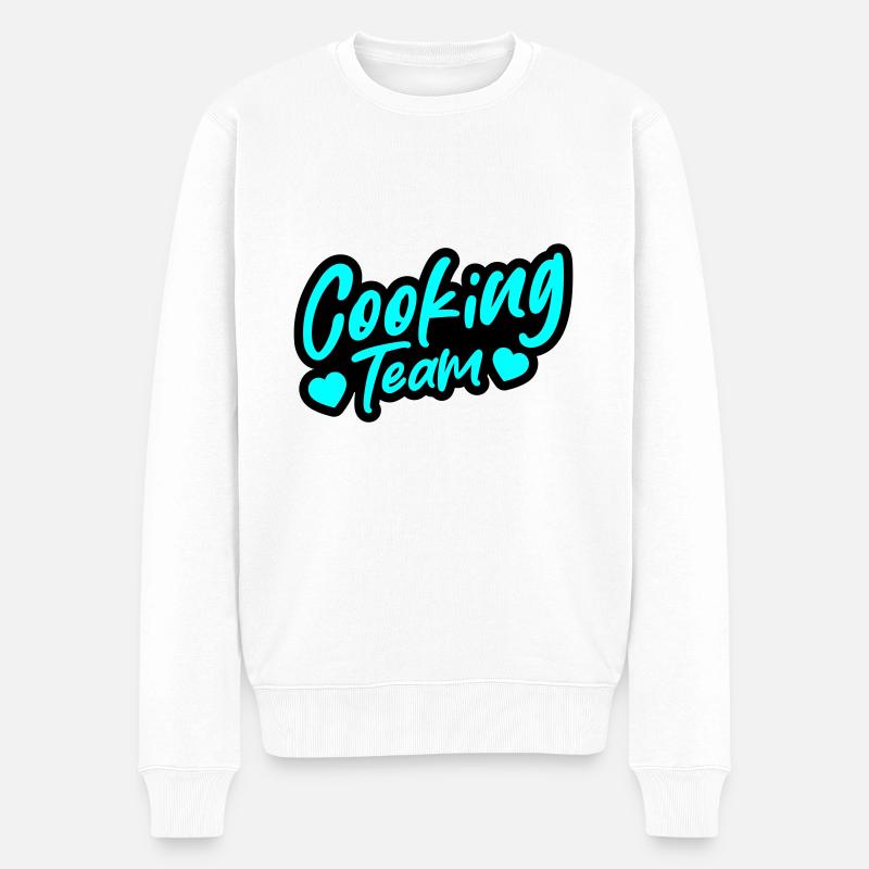 Équipe de cuisine - Pull Premium bio Homme - blanc