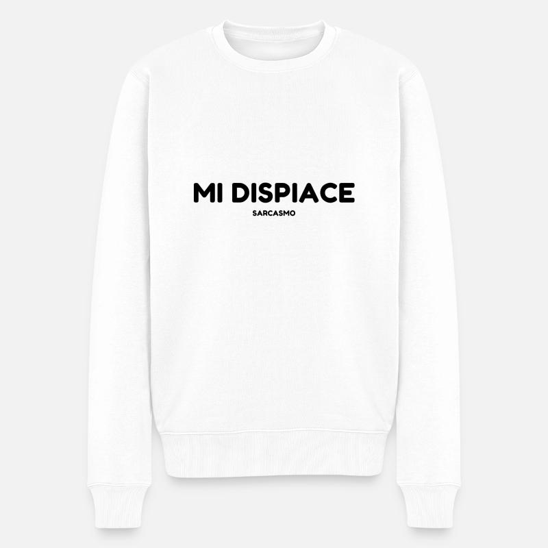 Mi dispiace sarcasmo - Pull Premium bio Homme - blanc