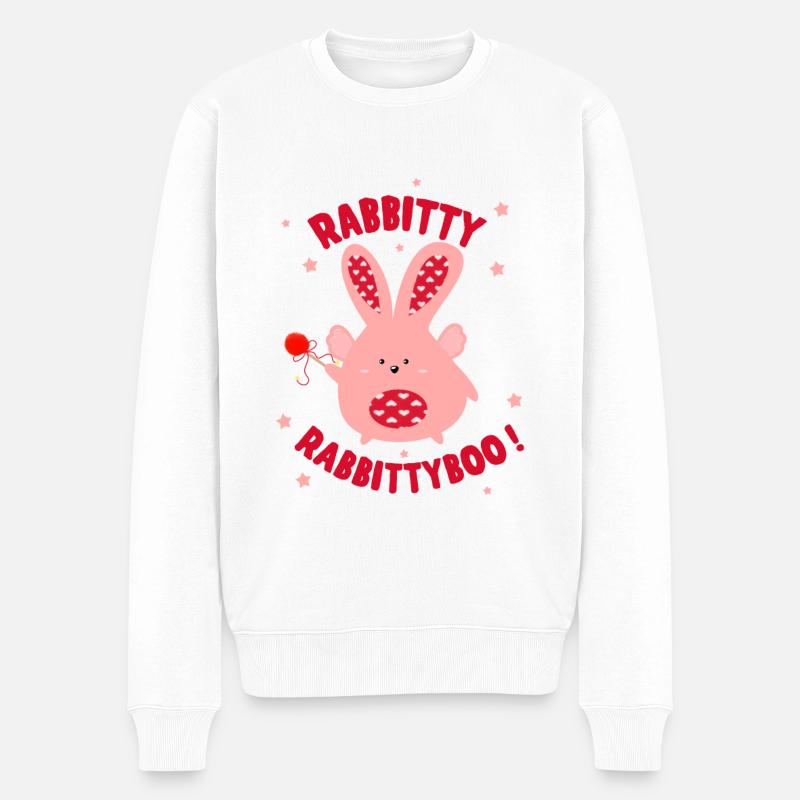 Lapin magique - Pull Premium bio Homme - blanc