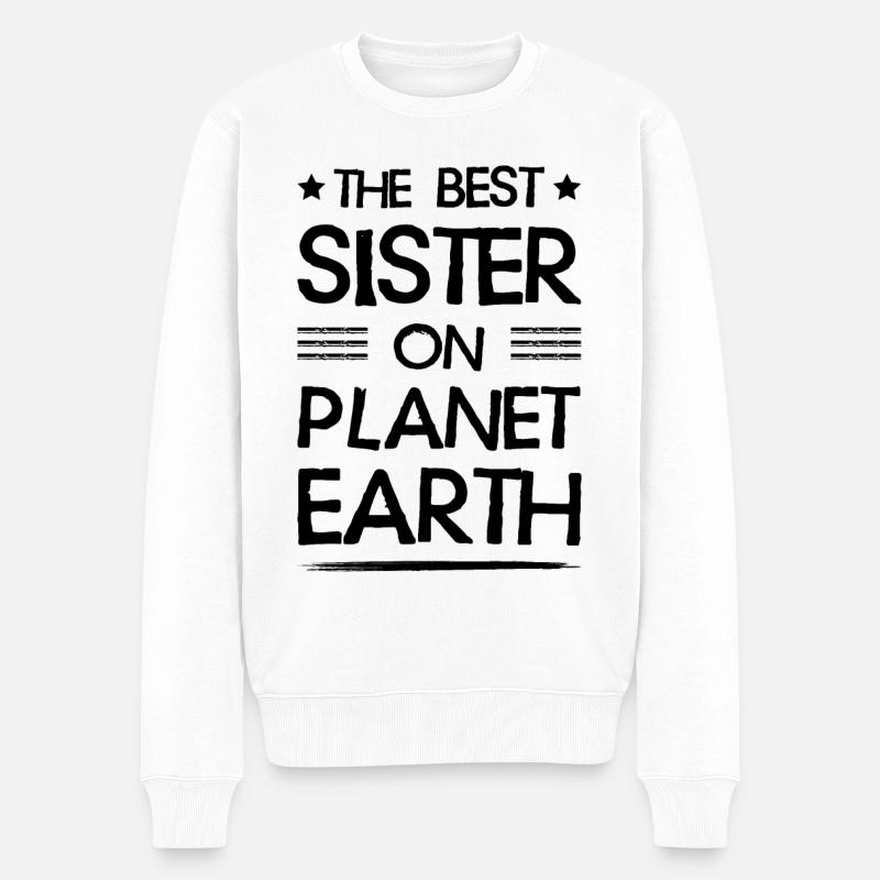 Meilleure soeur qui dit - Pull Premium bio Homme - blanc