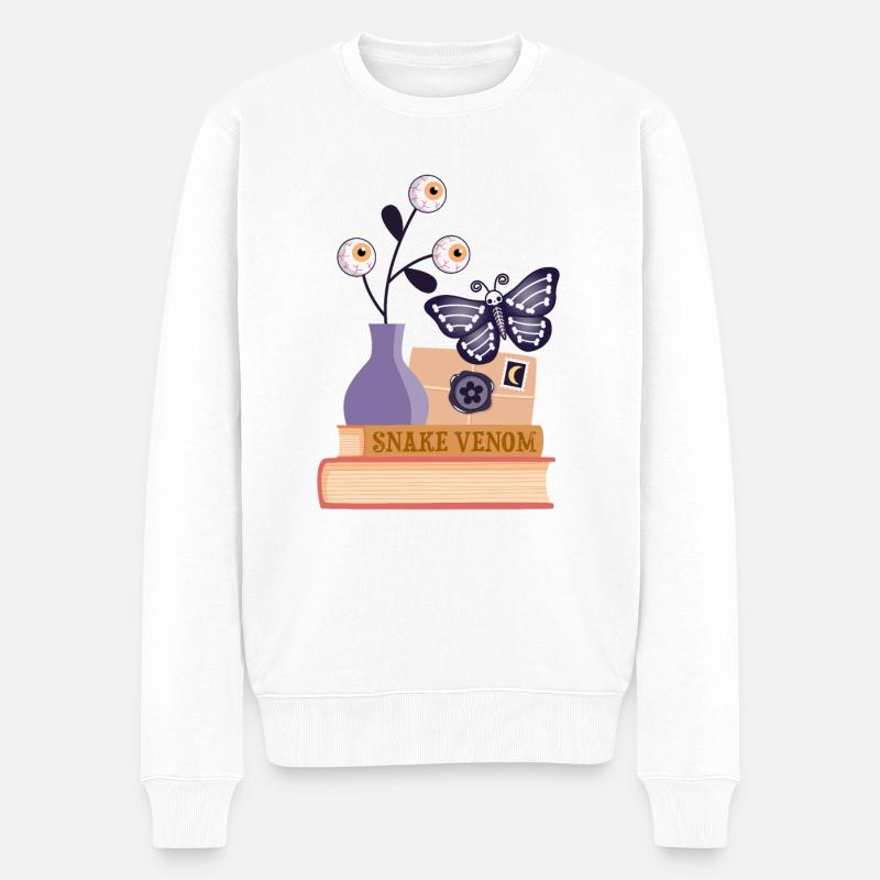 Nature morte d’Halloween - Pull Premium bio Homme - blanc
