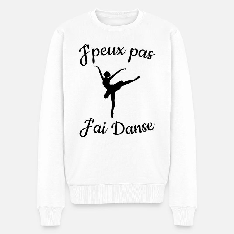 J'peux pas, j'ai danse - Pull Premium bio Homme - blanc