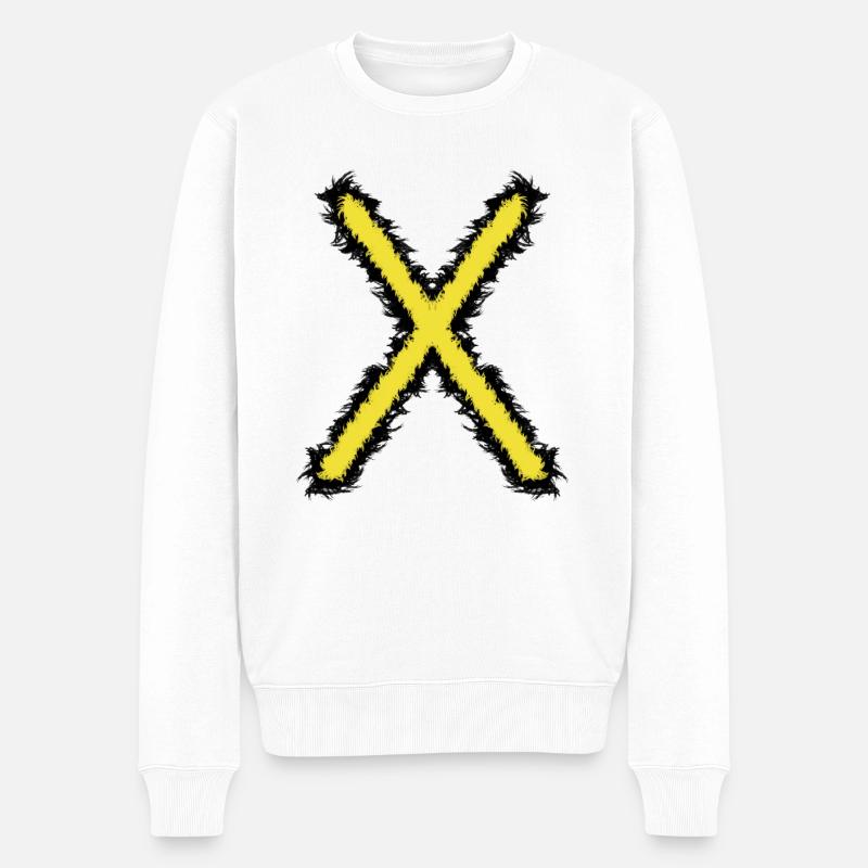 X - Pull Premium bio Homme - blanc