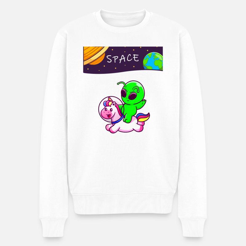 Espace - Pull Premium bio Homme - blanc