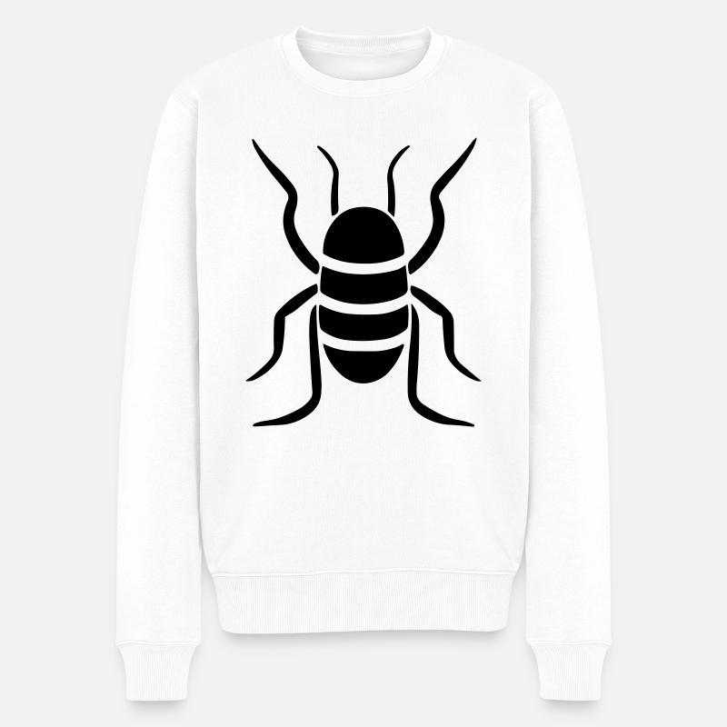 Termite - Männer Premium Bio Pullover - Weiß