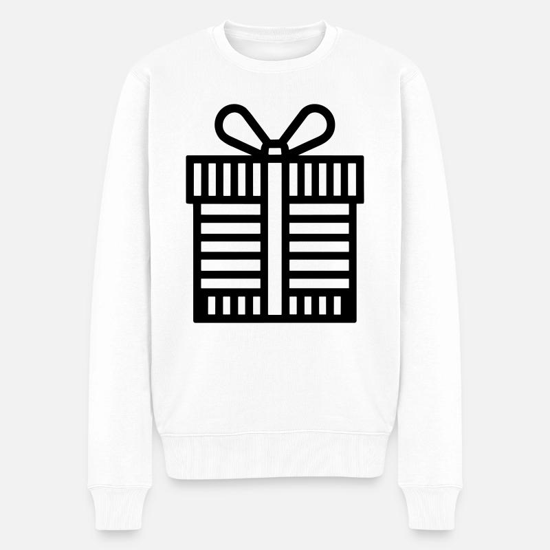 Petite boite cadeau - Pull Premium bio Homme - blanc