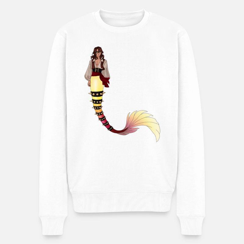 ashley merform - Pull Premium bio Homme - blanc