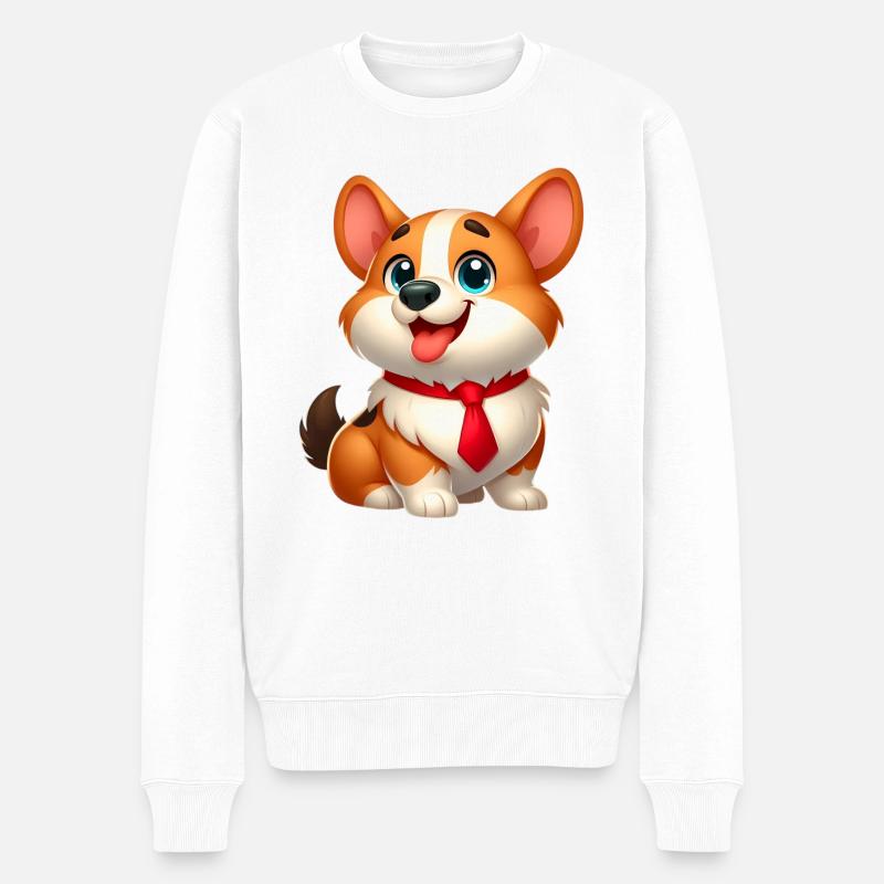 corgi 17 - Pull Premium bio Homme - blanc