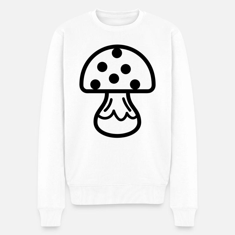 Champignon - Pull Premium bio Homme - blanc