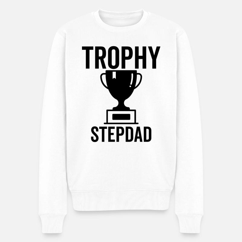 Trophée Stepdad - Pull Premium bio Homme - blanc