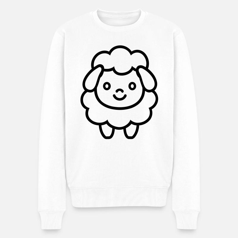 mouton - Pull Premium bio Homme - blanc