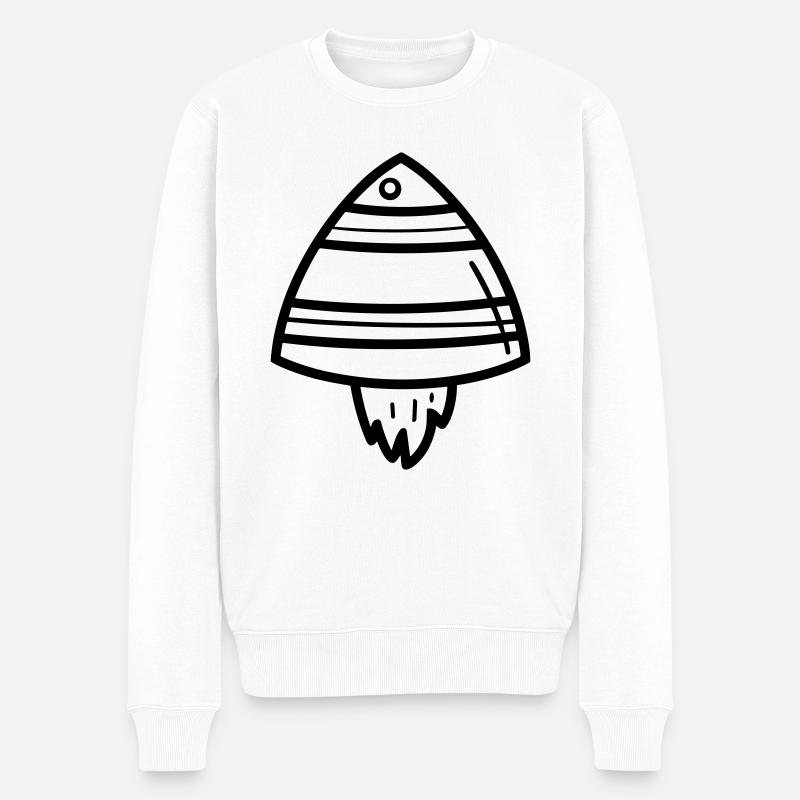 soucoupe volante - Pull Premium bio Homme - blanc