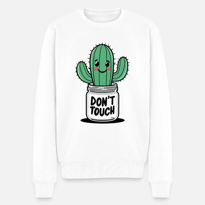 Ne pas toucher - Pull Premium bio Homme - blanc