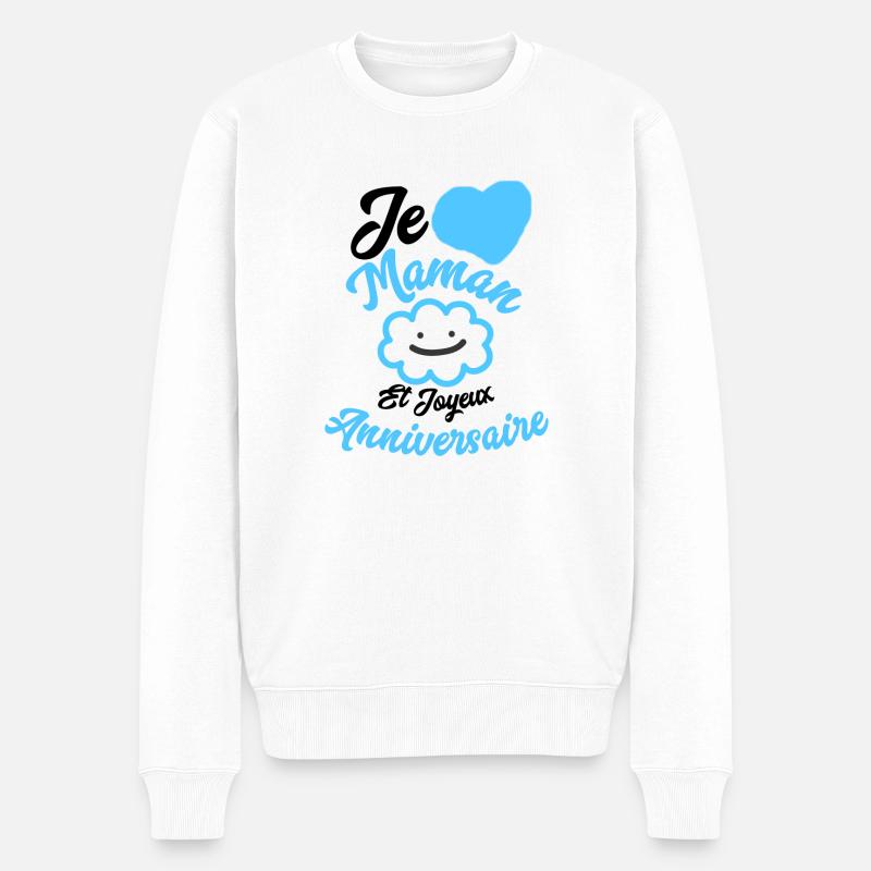 Joyeux anniversaire maman - Pull Premium bio Homme - blanc
