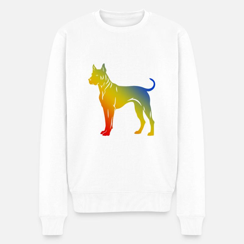 Chien Dogue Argentin - Pull Premium bio Homme - blanc