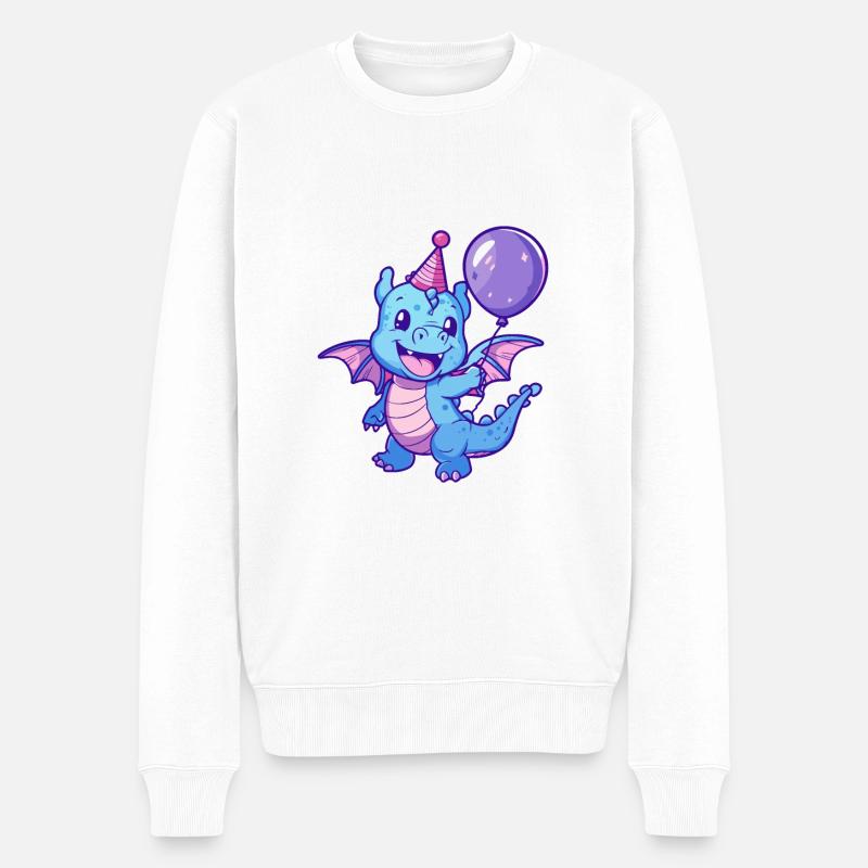 Dragon Anniversaire Bébé - Pull Premium bio Homme - blanc