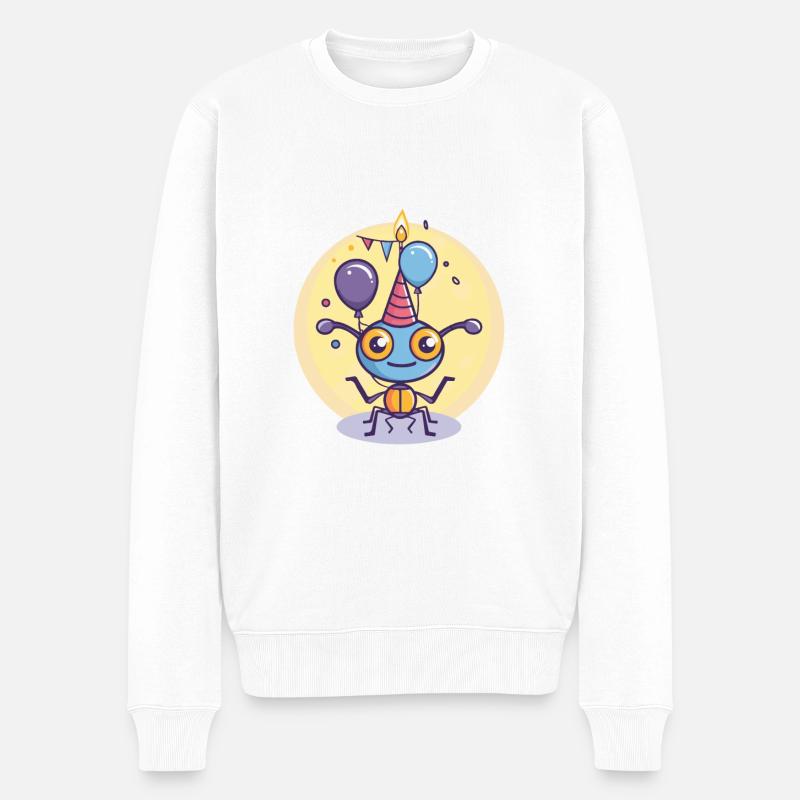 Fourmi Anniversaire Bébé - Pull Premium bio Homme - blanc
