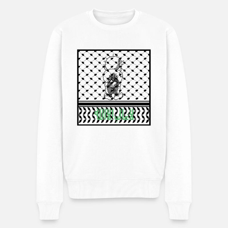 Palästina 1 - Männer Premium Bio Pullover - Weiß
