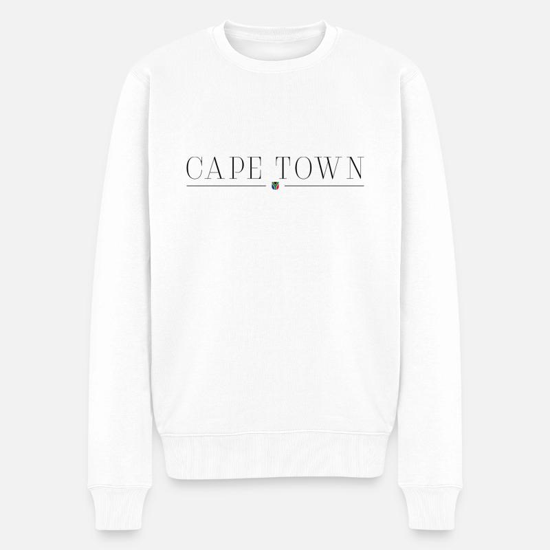 J’adore Cape Town - Pull Premium bio Homme - blanc