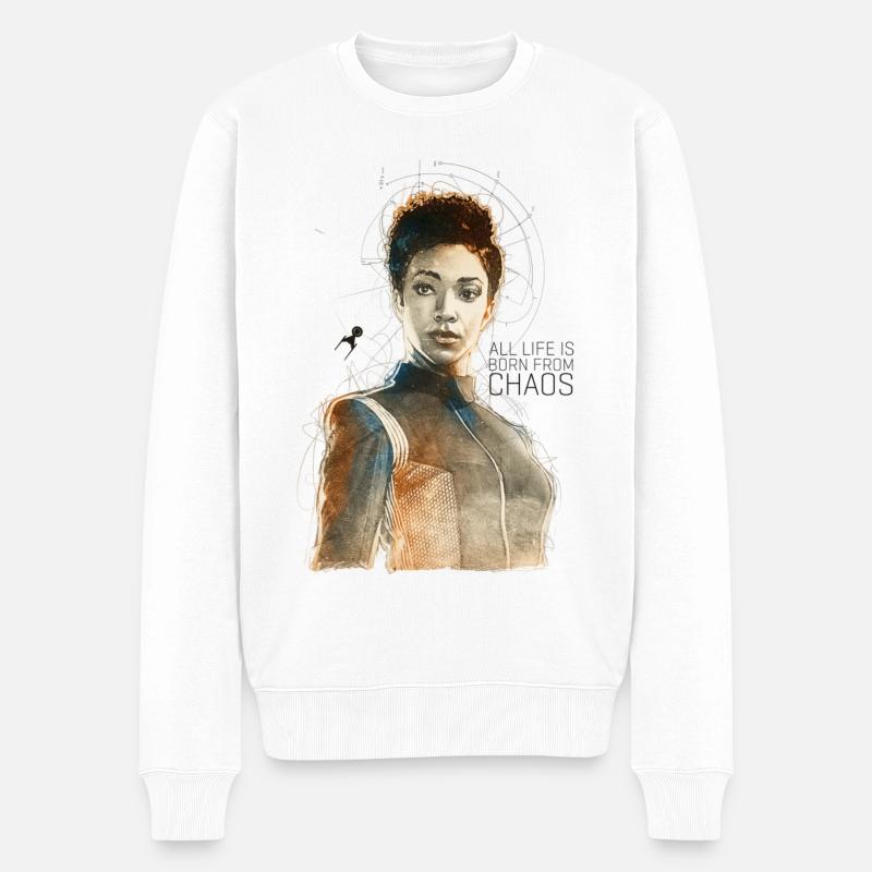 Star Trek Discovery Michael Burnham Portrait - Pull Premium bio Homme - blanc