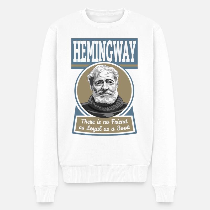 Hemingway - Pull Premium bio Homme - blanc
