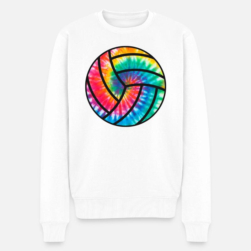 Graphique cadeau Volley Ball - Pull Premium bio Homme - blanc