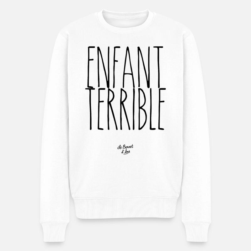 Enfant terrible - Pull Premium bio Homme - blanc