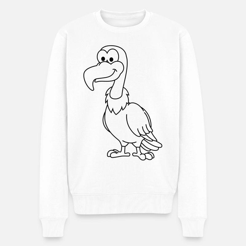 Vulture Comic Animal - Pull Premium bio Homme - blanc
