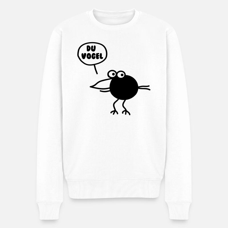 Ton oiseau - Pull Premium bio Homme - blanc
