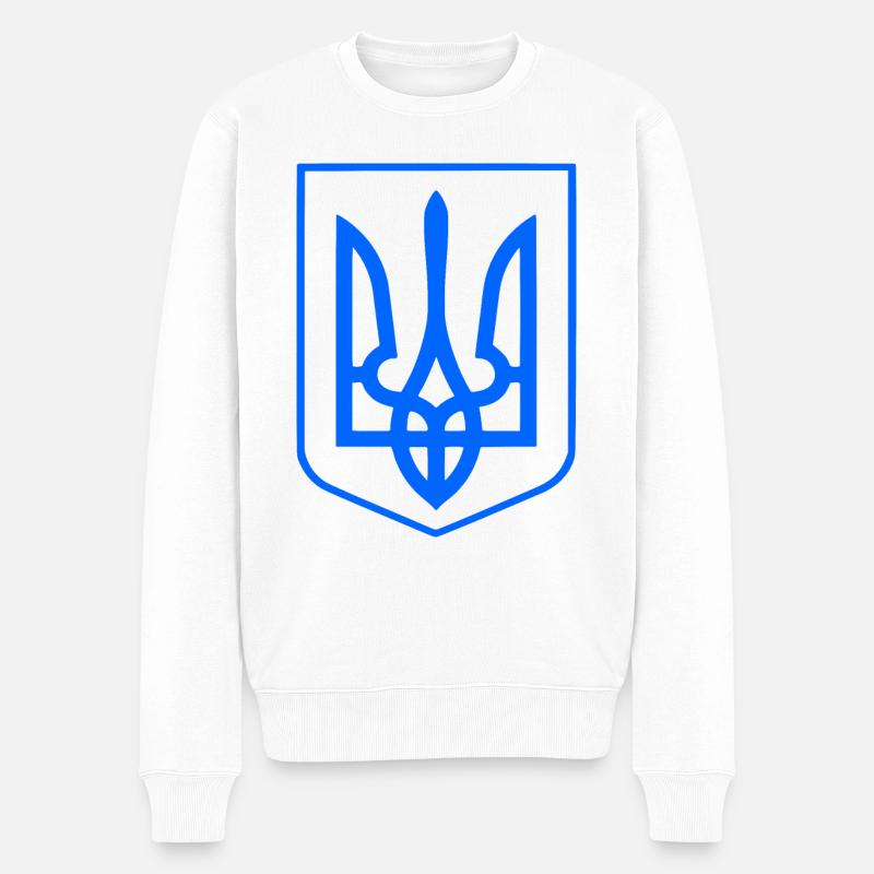 Ukraine - Pull Premium bio Homme - blanc