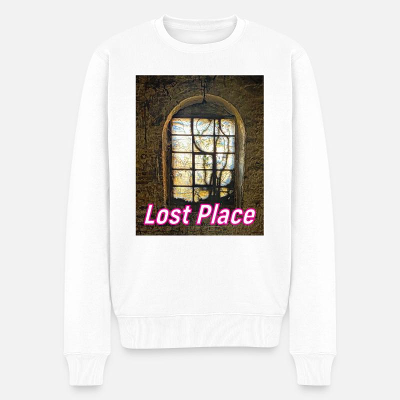 Visite de Lost Place - Pull Premium bio Homme - blanc