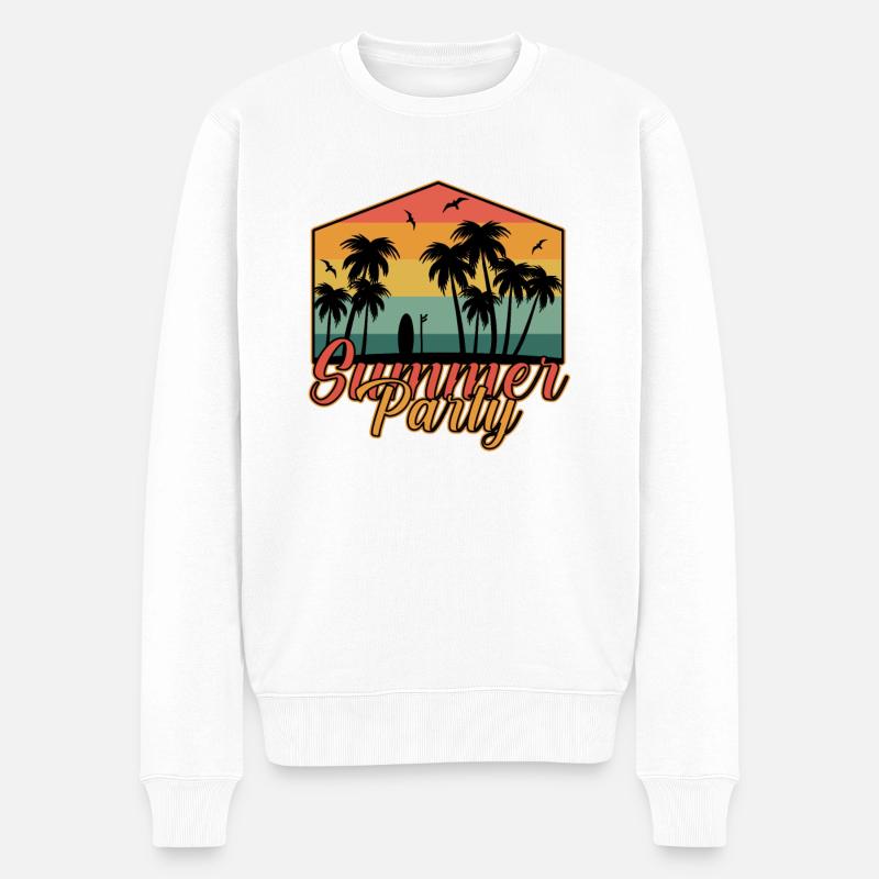 Fête d’été Sommer - Pull Premium bio Homme - blanc