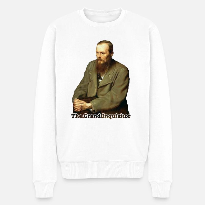 Der Großinquisitor - Männer Premium Bio Pullover - Weiß